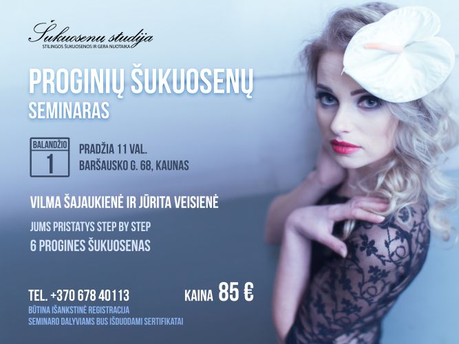 Kaune vyks šukuosenų seminaras